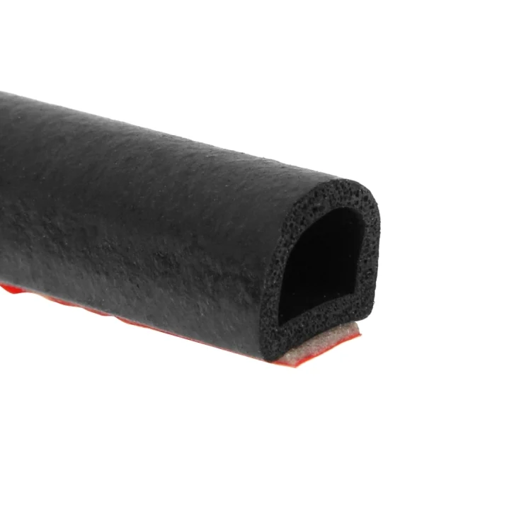 CMS7201_2.webp Small D-shaped Car Noise Reduction Sealing Strip with Sticker, Length: 5m - Image 3