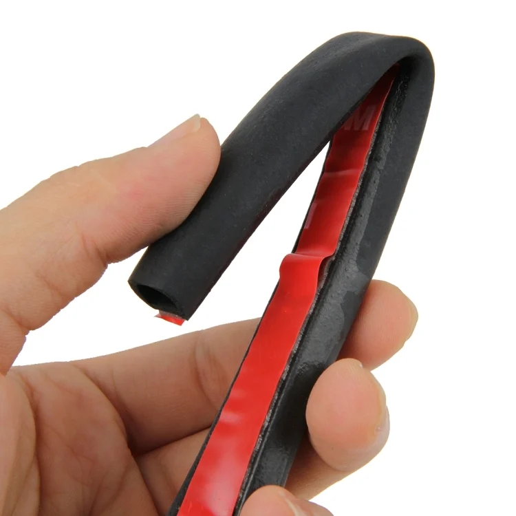 CMS7202_4.webp Big D-shaped Car Noise Reduction Sealing Strip with Sticker, Length: 5m - Image 5