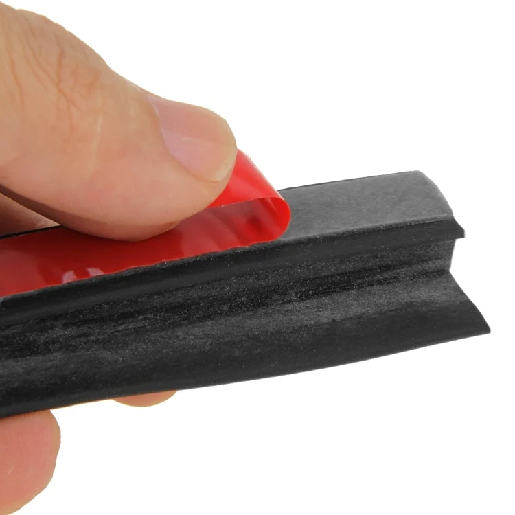 CMS7203_3.webp P-shaped Car Noise Reduction Sealing Strip with Sticker, Length: 5m - Image 4