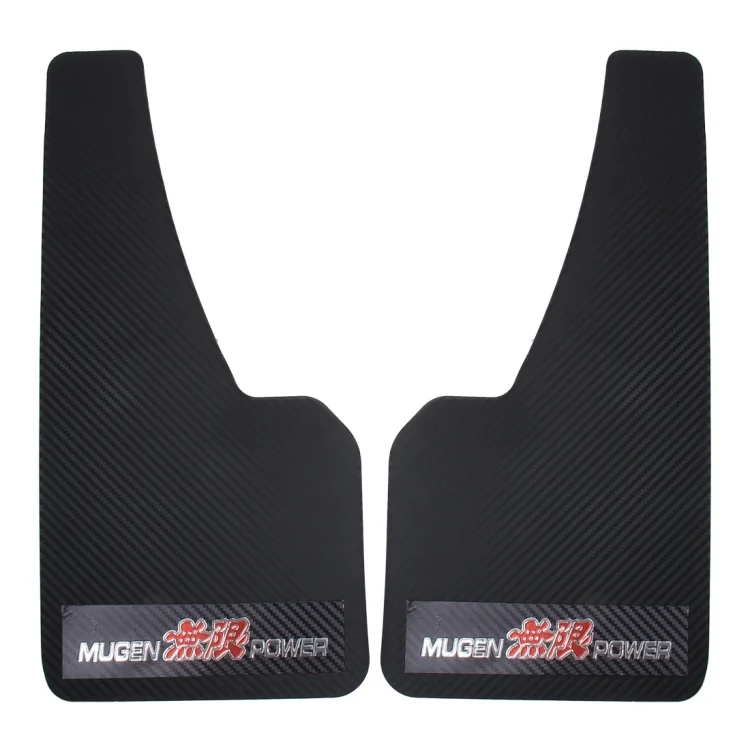 CMS7215_1.webp A Pair 3D Carbon Universal Racing Mudflaps Mud Guard Mudguards Fender - Image 2
