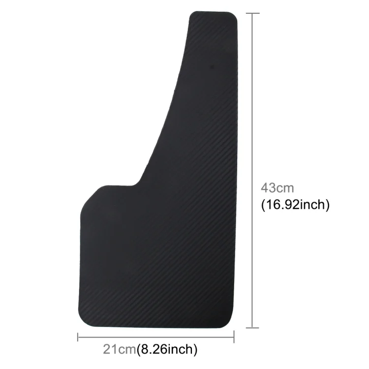 CMS7215_2.webp A Pair 3D Carbon Universal Racing Mudflaps Mud Guard Mudguards Fender - Image 3