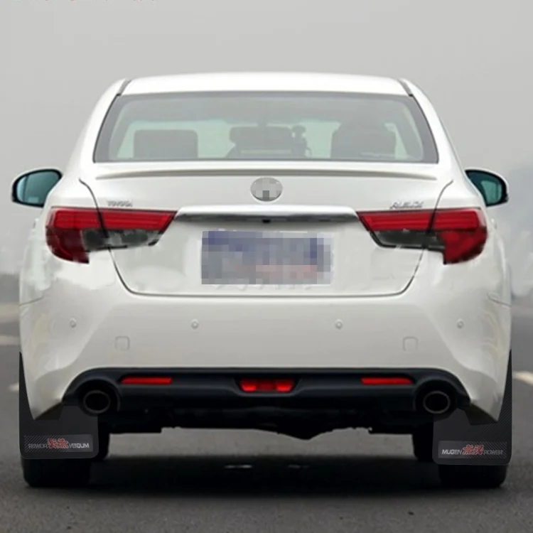 CMS7215_4.webp A Pair 3D Carbon Universal Racing Mudflaps Mud Guard Mudguards Fender - Image 5