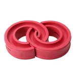 2 PCS Car Auto C Type Shock Absorber Spring Bumper Power Cushion Buffer, Spring Spacing: 27mm, Colloid Height: 50mm(Red) - Image 2