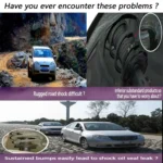 2 PCS Car Auto C Type Shock Absorber Spring Bumper Power Cushion Buffer, Spring Spacing: 27mm, Colloid Height: 50mm(Red) - Image 9