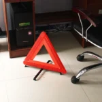 Practical Car Triangle Emergency Warning Sign Foldtable Reflective Safety Roadside Lighting Stop Sign Tripod Warning Tripod - Image 6