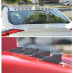 10 PCS Universal Car Carbon Fiber Shark Fin Diffuser Vortex Generator Roof Spoiler - Image 5