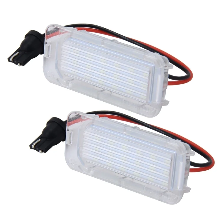 CMS7291_1.webp 2 PCS License Plate Light with 18  SMD-3528 Lamps for Ford,2W 120LM,6000K, DC12V(White Light) - Image 2
