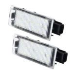 2 PCS License Plate Light with 18 SMD-3528 Lamps for Renault,2W 120LM,6000K, DC12V(White Light) - Image 2