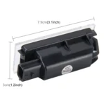 2 PCS License Plate Light with 18 SMD-3528 Lamps for Renault,2W 120LM,6000K, DC12V(White Light) - Image 3