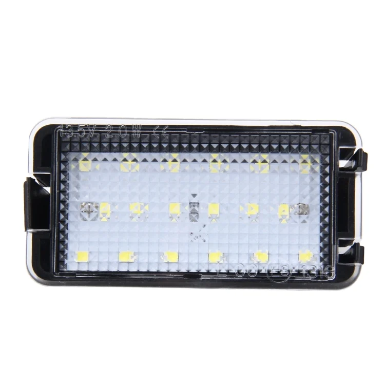 CMS7295_3.webp 2 PCS LED License Plate Light with 18  SMD-3528 Lamps for Seat,2W 120LM,6000K, DC12V(White Light) - Image 4