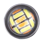 2PCS 1156/Ba15s 5W 300LM 66LEDs SMD-4014 Car Tail Bulb Turn Signal Auto Reverse Lamp Daytime Turn Running Light Car Source (White Light+ Yellow Light),Cable Lenght:1 m - Image 4