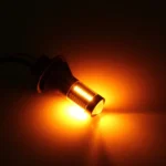 2PCS 1156/Ba15s 5W 300LM 66LEDs SMD-4014 Car Tail Bulb Turn Signal Auto Reverse Lamp Daytime Turn Running Light Car Source (White Light+ Yellow Light),Cable Lenght:1 m - Image 7