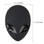 Wizard Head Shape Auto Sticker 3D Metal Fashion Car Stickers - Image 4