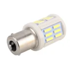 2 PCS 1156 / BA15S 4.5W DC 12V 6000K 290LM Car Auto Ceramics Turn Lights / Reversing Light 27LEDs SMD-7020 Lamps, with Projector Lens - Image 4