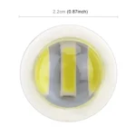 2 PCS 1156 / BA15S 4.5W DC 12V 6000K 290LM Car Auto Ceramics Turn Lights / Reversing Light 27LEDs SMD-7020 Lamps, with Projector Lens - Image 5