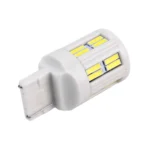 2 PCS T20 / 7440 3W DC 12V 6000K 200LM Car Auto Ceramics Turn Lights / Reversing Light 16LEDs SMD-7020 Lamps, with Projector Lens - Image 4