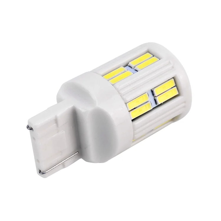 CMS7331WL_3.webp 2 PCS T20 / 7440 3W DC 12V 6000K 200LM Car Auto Ceramics Turn Lights / Reversing Light 16LEDs SMD-7020 Lamps, with Projector Lens - Image 4