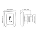 Universal Car Electric LED Light Tailgate Trunk Release Switch Rear Trunk Door Switch - Image 6