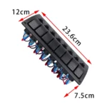 3Pin 8 Way Switches Combination Switch Panel with Light and Projector Lens for Car RV Marine Boat - Image 3