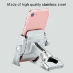 Motorcycle Handlebar Aluminum Alloy Phone Bracket, Suitable for 4-6 inch Device - Image 6