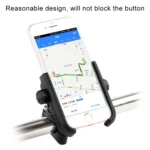 Motorcycle Handlebar Aluminum Alloy Phone Bracket, Suitable for 4-6 inch Device - Image 7