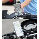 Motorcycle Handlebar Aluminum Alloy Phone Bracket, Suitable for 4-6 inch Device - Image 8
