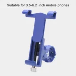 360 Degree Rotatable Aluminum Alloy Phone Bracket for Bicycle, Suitable for 50-100mm Device - Image 4