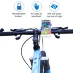 360 Degree Rotatable Aluminum Alloy Phone Bracket for Bicycle, Suitable for 50-100mm Device - Image 7