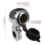 WUPP Motorcycle Multi-functional Cigarette Lighter Socket, Power Cable Length: 1.85m - Image 2