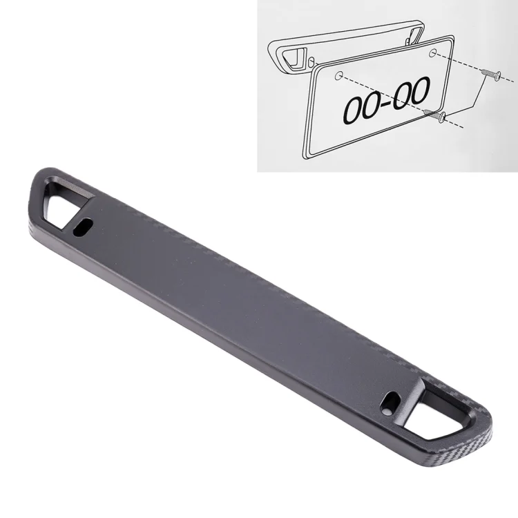 CMS7470.webp Universal Car License Holder Number Plate Frame Carbon Fiber License Plate Holder - Image 1