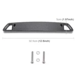 Universal Car License Holder Number Plate Frame Full Carbon Fiber License Plate Holder - Image 5