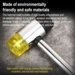 30mm Mini Steel Handle Round Head Hammer - Image 3