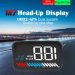 M7 3.5 inch Universal Car OBD2 + GPS HUD Vehicle-mounted Head Up Display Fuel Consumption - Image 11