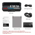 M7 3.5 inch Universal Car OBD2 + GPS HUD Vehicle-mounted Head Up Display Fuel Consumption - Image 8