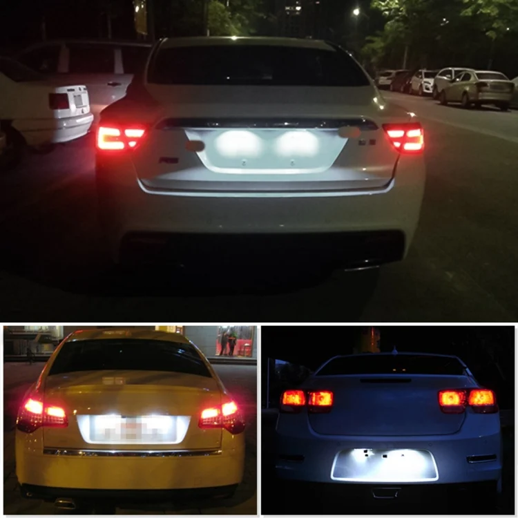 CMS7555_9.webp 2 PCS DC 12V 3W 150LM 6000K LED License Plate Light 18LEDs SMD-3528 Bulbs Lamps for Ford Mustang 2010-2014 - Image 10