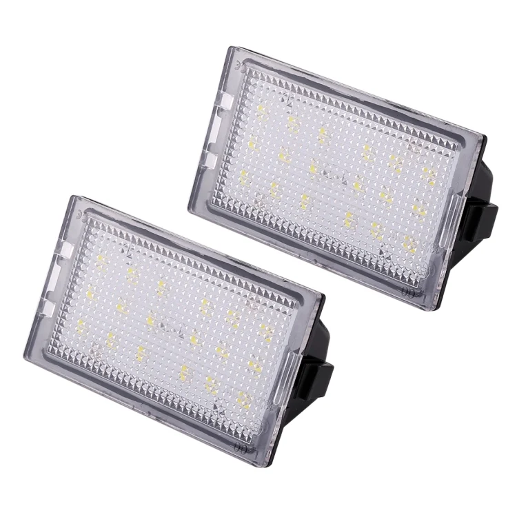 CMS7556_1.webp 2 PCS DC 12V 3W 150LM 6000K LED License Plate Light 18LEDs SMD-3528 Bulbs Lamps for Land Rover - Image 2