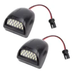 2 PCS DC 12V 3W 150LM 6000K LED License Plate Light 18LEDs SMD-4014 Bulbs Lamps for Chevrolet - Image 2