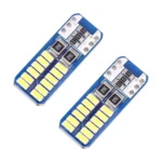 2 PCS T10 / W5W / 168 / 194 DC12V 1.4W 6000K 90LM 12LEDs SMD-3014 Car Reading Lamp Clearance Light, with Decoder - Image 2