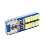 2 PCS T10 / W5W / 168 / 194 DC12V 1.4W 6000K 90LM 12LEDs SMD-3014 Car Reading Lamp Clearance Light, with Decoder - Image 3