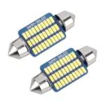 2 PCS 36mm DC12V / 1.5W / 6000K / 100LM 30LEDs SMD-3014 Car License Plate Light / Dome Light, with Decoder - Image 2