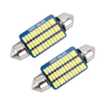 2 PCS 39mm DC12V / 1.5W / 6000K / 100LM 36LEDs SMD-3014 Car License Plate Light / Dome Light, with Decoder - Image 2