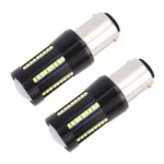 2 PCS 1157 / BAY15D DC9-16V / 8.2W(H) 2.7W(L) / 6000K / 655LM Car Auto Brake Lights 66LEDs SMD-2016 Lamps - Image 2