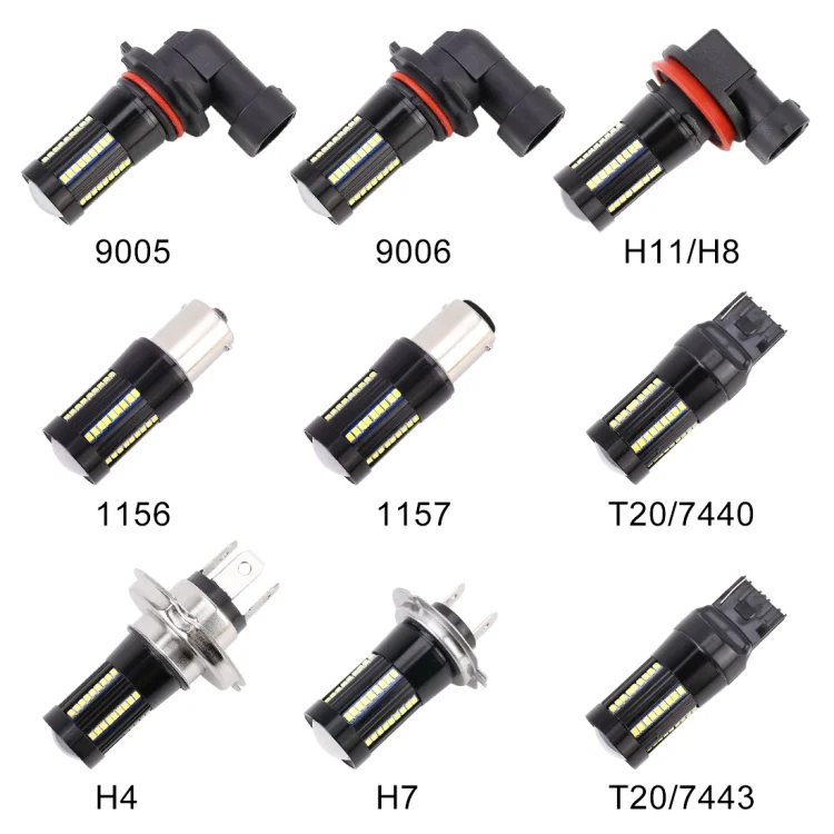 CMS7577_10.webp 2 PCS 9006 DC9-16V / 8.2W / 6000K / 655LM Car Auto Fog Light 66LEDs SMD-2016 Lamps - Image 11