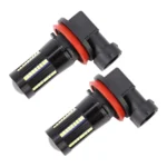 2 PCS H11 / H8 DC9-16V / 8.2W / 6000K / 655LM Car Auto Fog Light 66LEDs SMD-2016 Lamps - Image 2