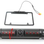 PZ422 America Car License Plate Frame 120 Degree Rear View Camera - Image 2