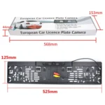 PZ-424 Europe Car License Plate Frame 170 Degree Rear View Camera - Image 3