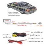 PZ-424 Europe Car License Plate Frame 170 Degree Rear View Camera - Image 5