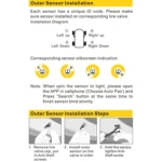 V11B Car Smart Multi-functional Tire Air Pressure Inflator Gauge Vehicle Tester Inflation Monitoring, Support Bluetooth 4.0 - Image 8