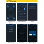 V11B Car Smart Multi-functional Tire Air Pressure Inflator Gauge Vehicle Tester Inflation Monitoring, Support Bluetooth 4.0 - Image 9