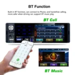 P5130 HD 1 Din 4.1 inch Car Radio Receiver MP5 Player, Support FM & AM & Bluetooth & TF Card, with Steering Wheel Remote Control - Image 10